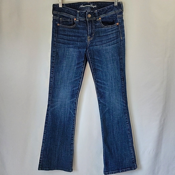 American Eagle Outfitters Original Boot Dark Wash Size 8 - Picture 1 of 13